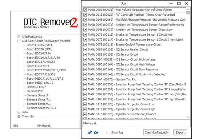 MTX Electronics DTC Remover Software